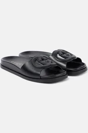 Gucci Sandalias GG de piel