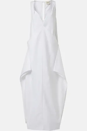 Khaite Vestido largo Kenith de algodón
