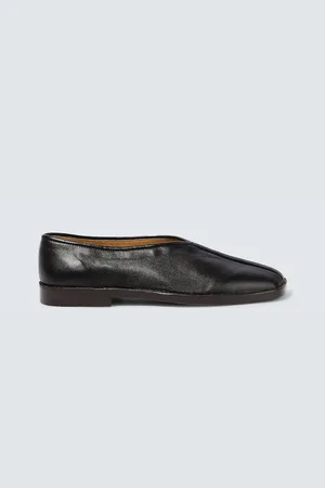 LEMAIRE Slippers de piel