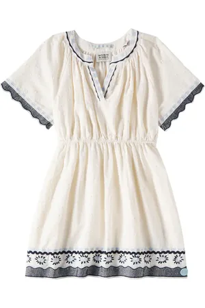 Scotch&Soda Vestido de algodón bordado
