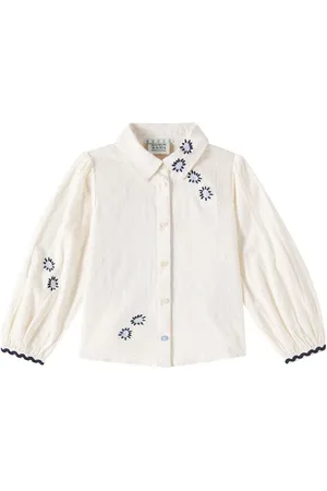 Scotch&Soda Camisa de algodón bordada