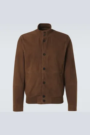 Rubinacci Chaqueta bomber de ante