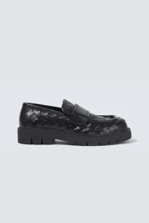 Bottega Veneta Mocasines Haddock de piel Intrecciato