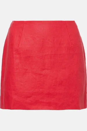 FAITHFULL THE BRAND Minifalda Jane de lino