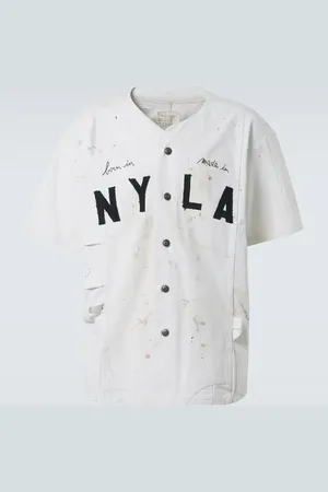 GREG LAUREN Camisa de algodón Painter