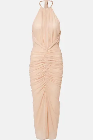 MUGLER Vestido de fiesta fruncido