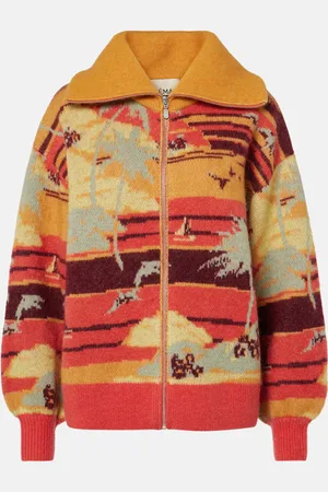 ALÉMAIS Alémais Cárdigan Palm Island de jacquard