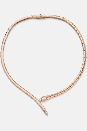 Bvlgari Collar Serpenti Viper de oro rosa de 18 ct con diamantes