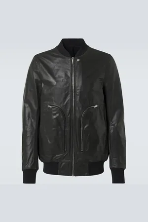 Rick Owens Chaqueta bomber Bauhaus Flight de piel