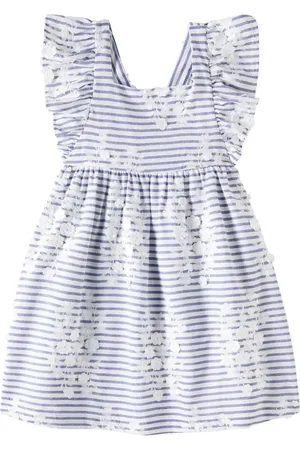 Tartine Et Chocolat Vestido en mezcla de algodón bordado