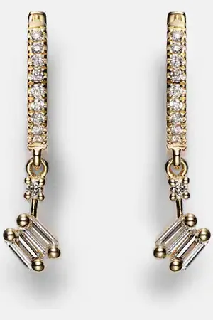 Suzanne Kalan Pendientes de oro de 18 ct con diamantes