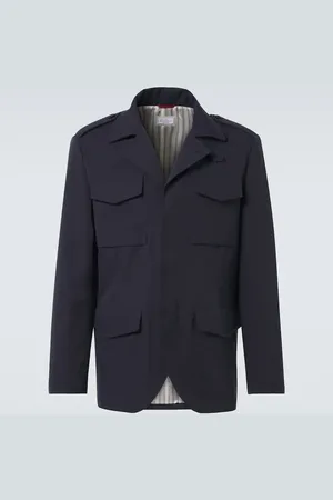 Brunello Cucinelli Chaqueta en mezcla de algodón