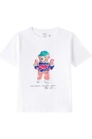 Ralph Lauren Camiseta Polo Bear en jersey de algodón