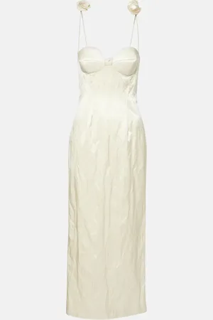 MAGDA BUTRYM Vestido bustier en mezcla de algodón