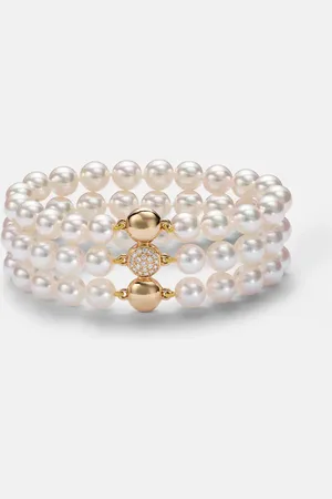 BUCHERER FINE JEWELLERY Pulsera de oro Grace de 18 ct con perlas y diamantes