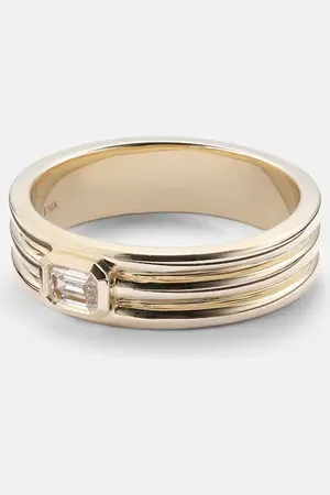 STONE AND STRAND Anillo de oro de 14 ct con diamante