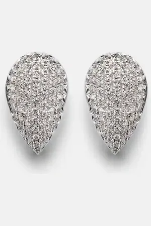 Suzanne Kalan Pendientes de oro blanco de 18 ct con diamantes