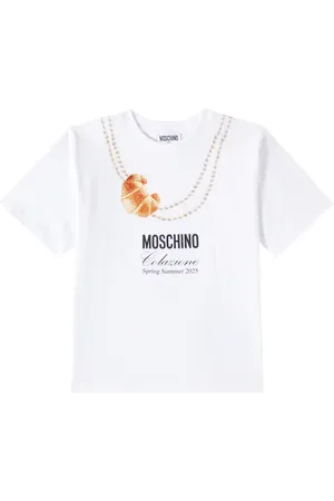 Moschino Camiseta en jersey de algodón estampada