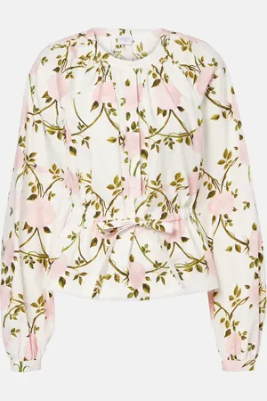 Giambattista Valli Blusa de algodón floral