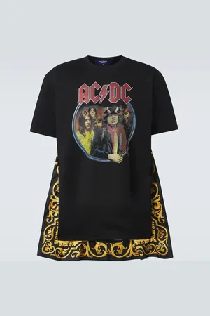 JUNYA WATANABE Camiseta AC/DC en jersey de algodón