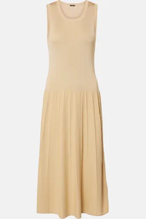 Joseph Vestido midi plisado