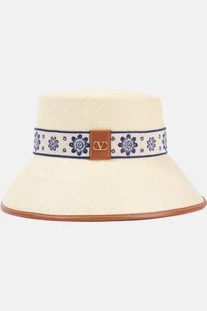 VALENTINO Sombrero de pescador Antibes de paja bordado