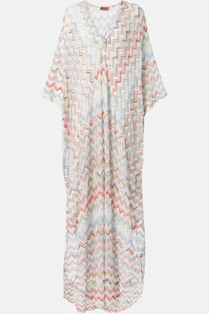 Missoni Vestido de playa de lamé en zigzag