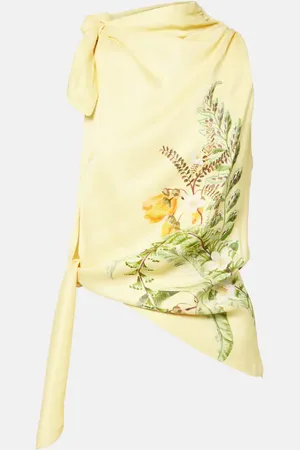 ALÉMAIS Alémais Top Sol estampado con lazada