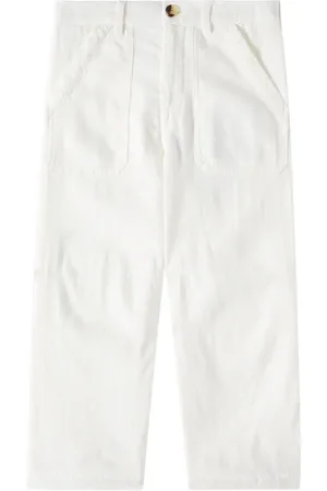 Brunello Cucinelli Pantalones en mezcla de lino teñidos