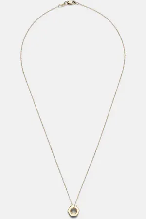 Ileana Makri Collar con colgante Nut de oro de 18 ct
