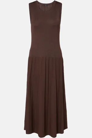 Joseph Vestido midi plisado