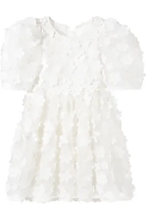 Petite Amalie Vestido de organza con mangas abullonada