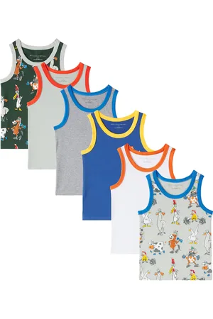 Stella McCartney Set de 7 tank tops de mezcla de algodón