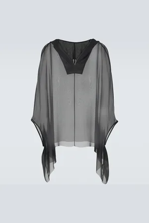 Rick Owens Sudadera con capucha de seda