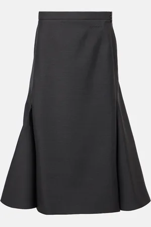 Gucci Falda midi de lana