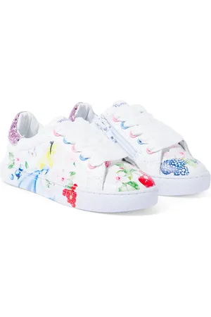 MONNALISA X Disney® zapatillas de piel estampadas