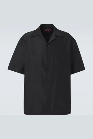 Gucci Camisa bowling de algodón y seda