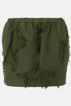 Gucci Minifalda de fil coupé en jacquard floral
