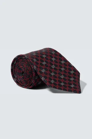 Gucci Corbata de seda GG en jacquard
