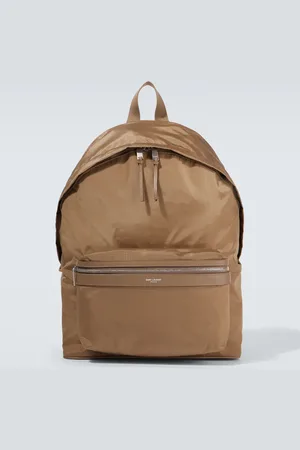 Saint Laurent Mochila City de ripstop con piel