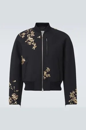 DRIES VAN NOTEN Chaqueta bomber en mezcla de lana