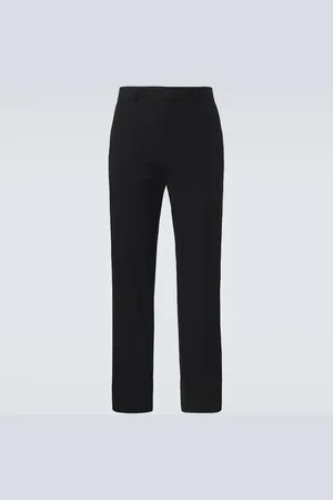 Gucci Pantalones rectos de popelín de algodón
