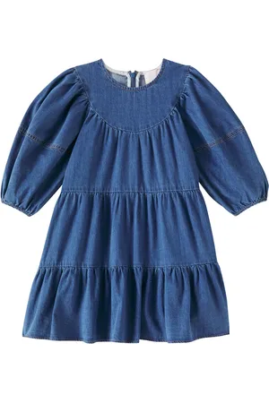 Petite Amalie Vestido de chambray de algodón