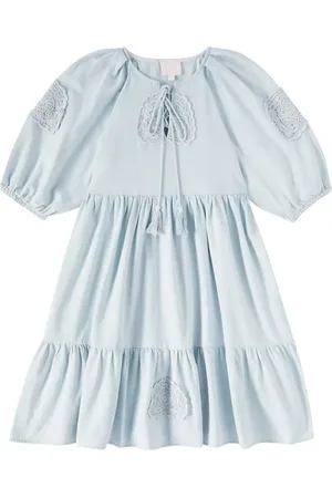 Petite Amalie Vestido de chambray de algodón