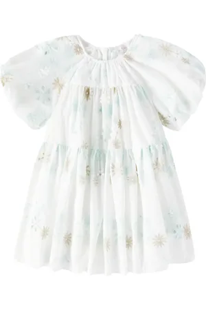 Petite Amalie Vestido de algodón bordado