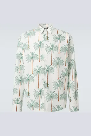Jacquemus Camisa Simon de algodón estampado