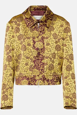 DRIES VAN NOTEN Chaqueta de jacquard floral