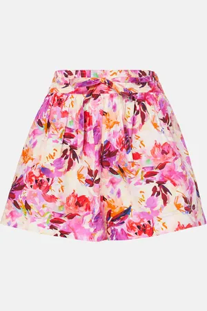 ULLA JOHNSON Shorts Rowan de algodón floral