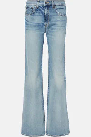 NILI LOTAN Jeans flared Celia de tiro medio