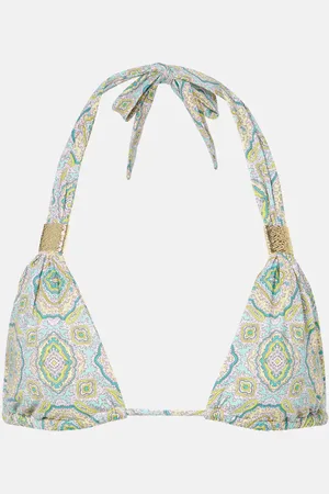 Heidi Klein Top de bikini estampado